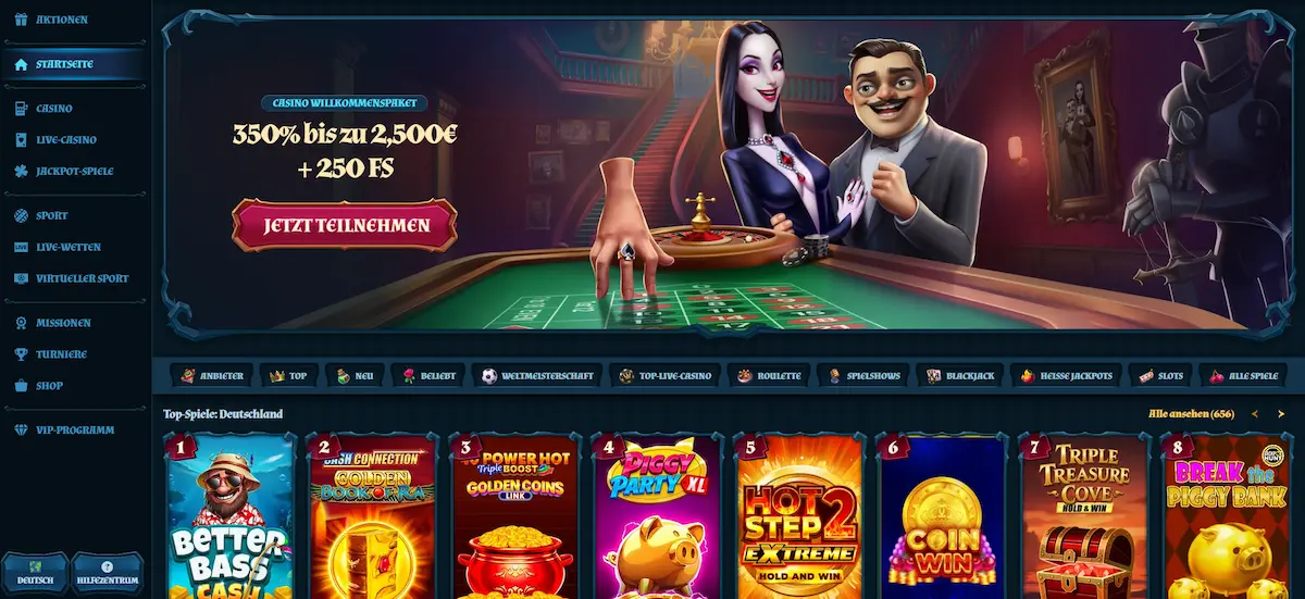 Review: Fam Bet Casino Bonus für Spieler aus Deutschland